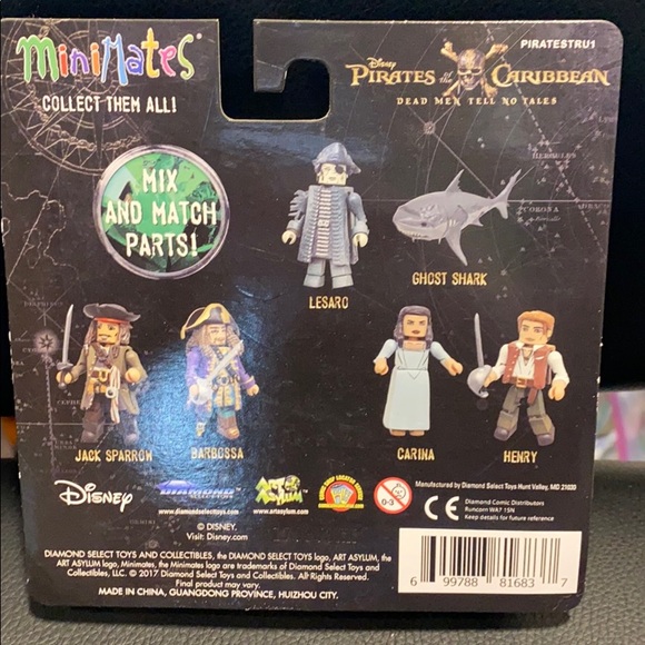 New Pirates of the Caribbean Mini Mates Toys - Picture 2 of 4